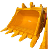 High Strength Wear Resistant Steel Heavy Duty Rock Excavator Bucket 4.5m&sup3; for 70t 80t Excavator