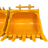 High Strength Wear Resistant Steel Heavy Duty Rock Excavator Bucket 4.5m&sup3; for 70t 80t Excavator