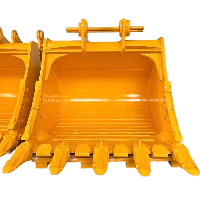 High Strength Wear Resistant Steel Heavy Duty Rock Excavator Bucket 4.5m&sup3; for 70t 80t Excavator